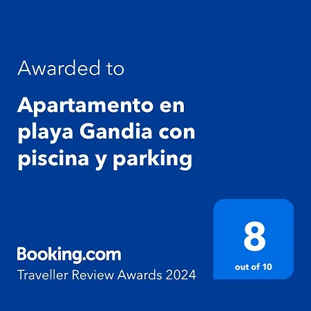 En Playa Gandia Con Piscina Y Parking Apartmán Playa de Gandia